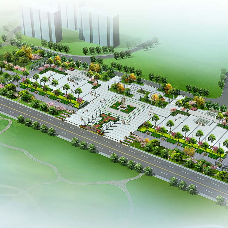 和圣廣場鳥瞰圖